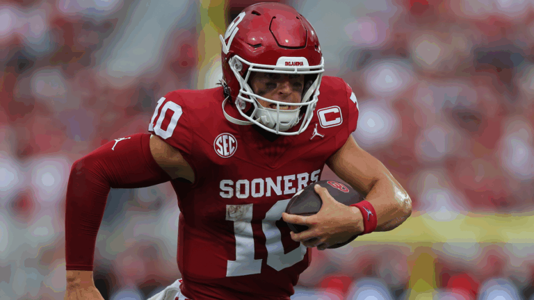 John Mateer breaks Baker Mayfield's record in Oklahoma debut, but tougher test vs. Michigan awaits in Week 2