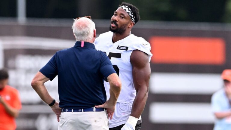 Browns coach Kevin Stefanski 'extremely disappointed' by Myles Garrett's latest speeding citation