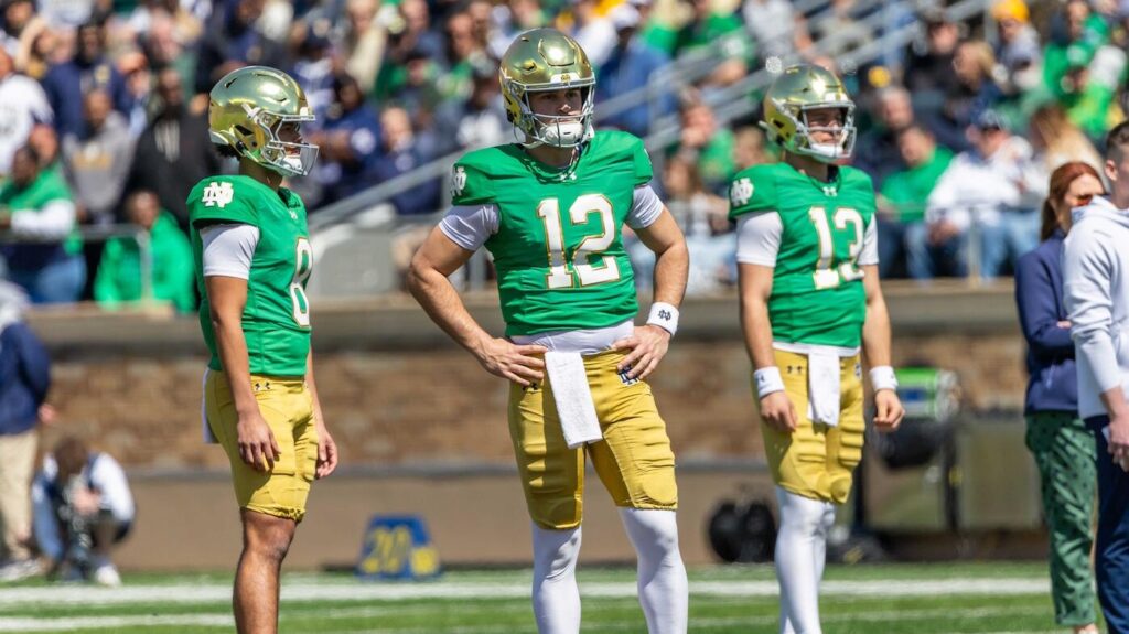 College football QB battles: Surprising development at Notre Dame leads camp intel on top competitions
