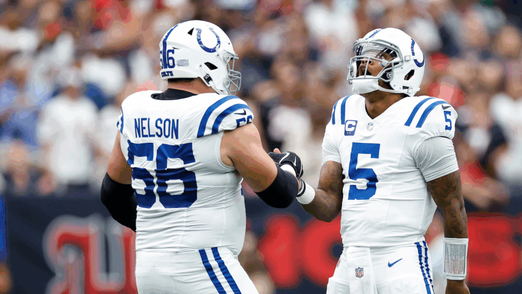 Colts' Quenton Nelson admits frustration with QB situation after Daniel Jones beats out Anthony Richardson