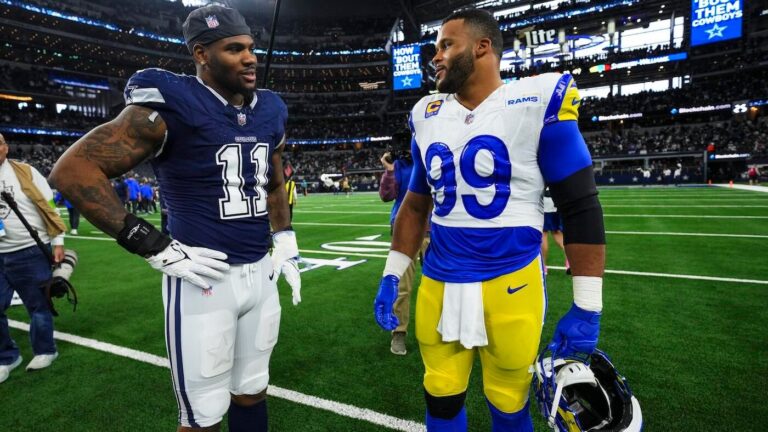 Aaron Donald teases coming out of retirement if Rams trade for Cowboys star Micah Parsons