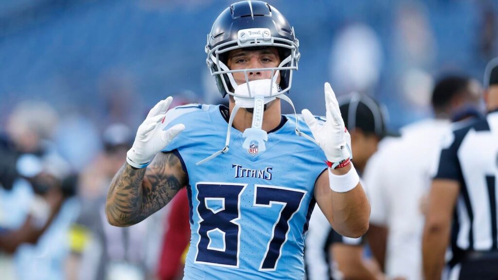 Titans reportedly waive Xavier Restrepo: Tennessee cuts No. 1 pick Cameron Ward's top target at Miami