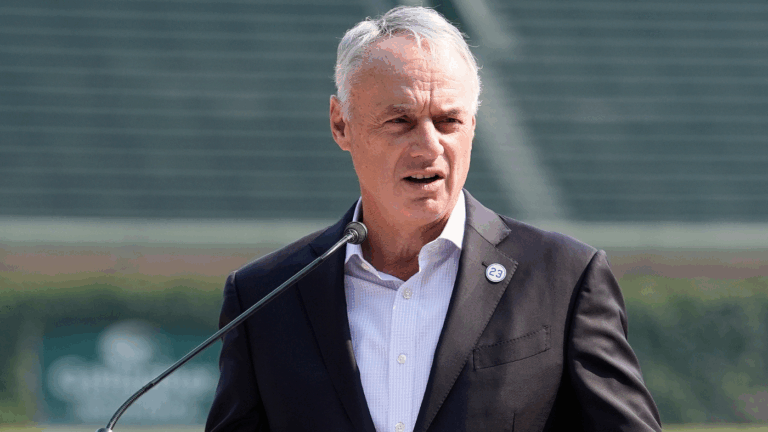 Rob Manfred minimizes confrontation with Phillies star Bryce Harper, says it was 'not all that significant'