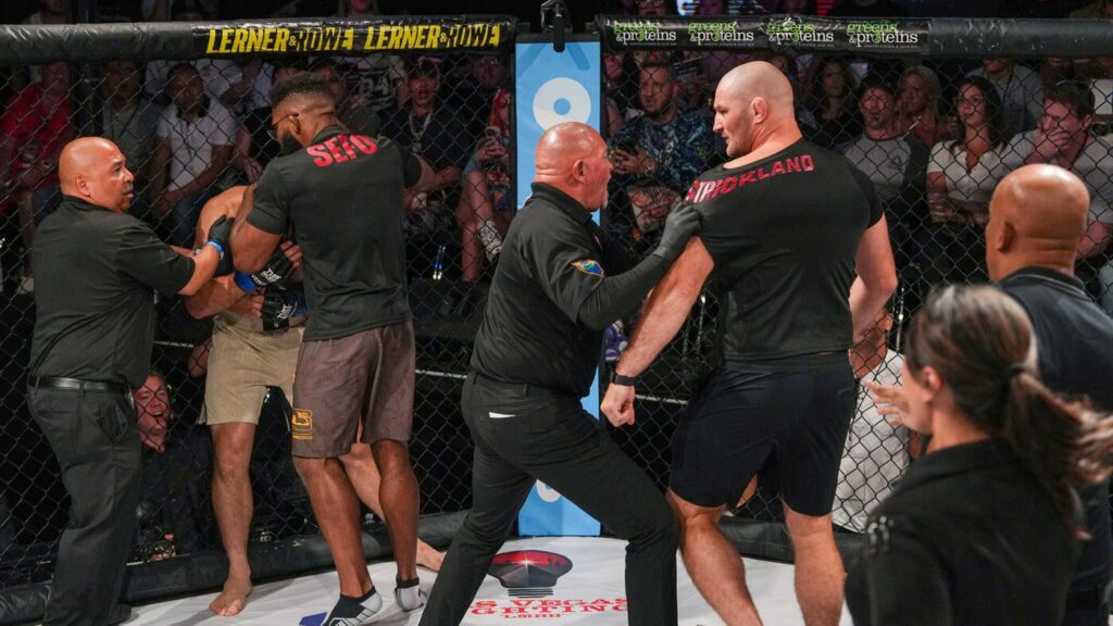 Sean Strickland suspended six months after attacking fighter in post-fight brawl while serving as cornerman