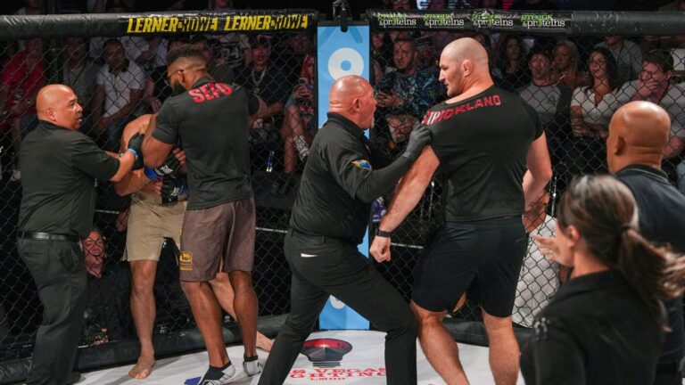 Sean Strickland suspended six months after attacking fighter in post-fight brawl while serving as cornerman