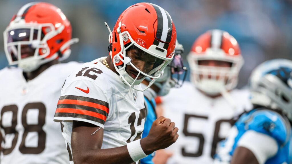 Shedeur Sanders turned heads in Browns debut, but likely QB pecking order remains unchanged in Cleveland