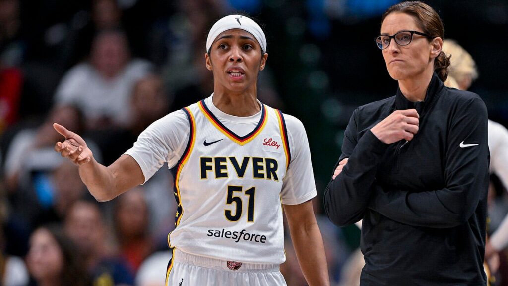 Fever's Sydney Colson calls out refs in support of Kelsey Mitchell: 'The way she gets assaulted is insane'