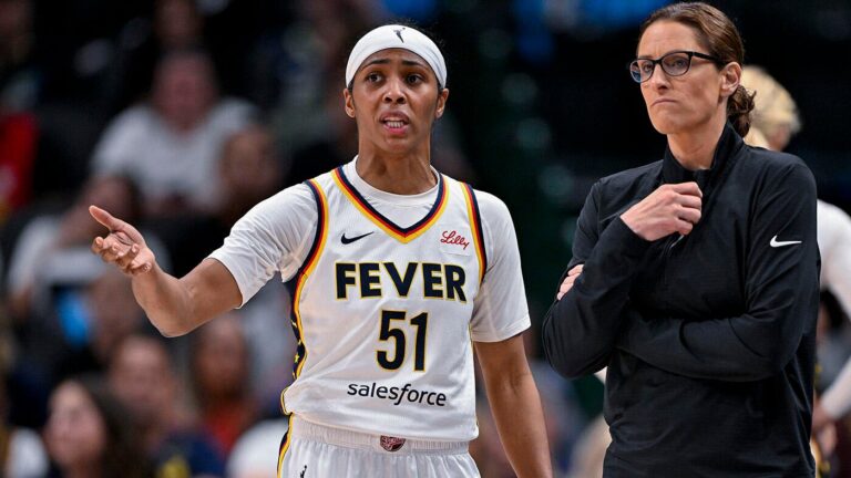 Fever's Sydney Colson calls out refs in support of Kelsey Mitchell: 'The way she gets assaulted is insane'