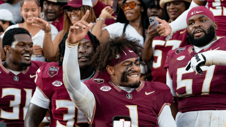 Troll Tide: Florida State's Tommy Castellanos selling 'Nick Can't Save Them' shirts after besting Alabama