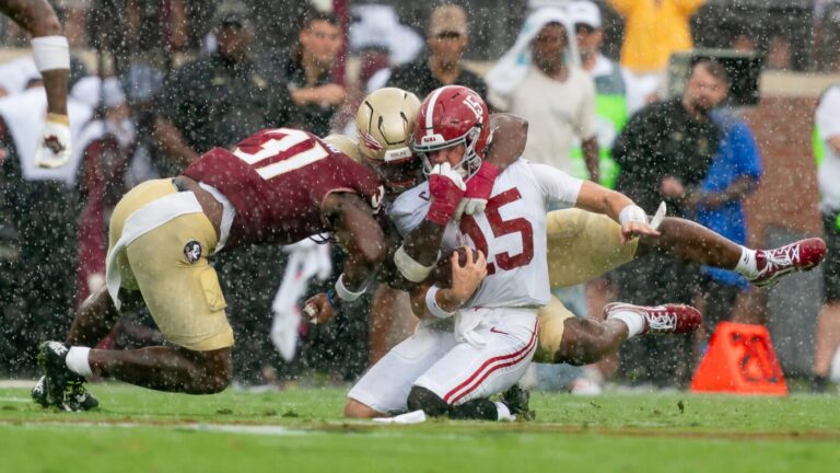 Florida State humiliates No. 8 Alabama as Crimson Tide's glow as a football elite flickers away