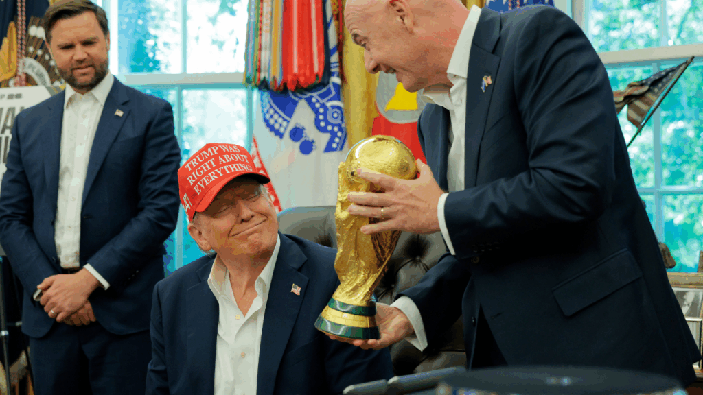 Trump reveals FIFA 2026 World Cup draw to be held at Kennedy Center on December 5 in Oval Office announcement
