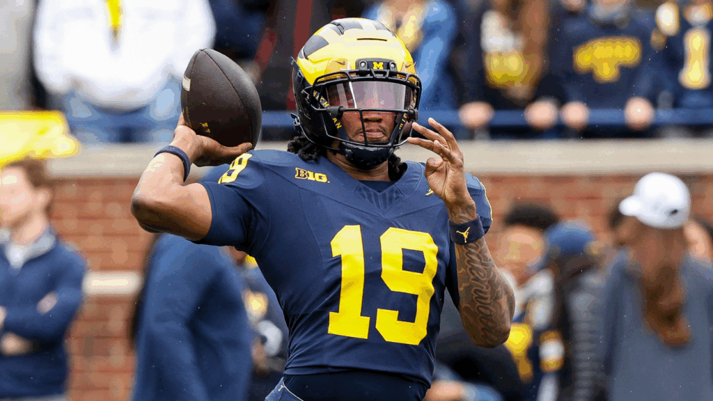 Michigan to start true freshman quarterback; More Shedeur Sanders drama; Fleetwood wins Tour Championship