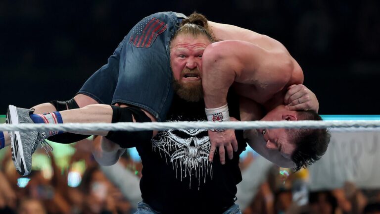 John Cena reacts to Brock Lesnar's WWE return at SummerSlam: 'They deal 'em, I play 'em'