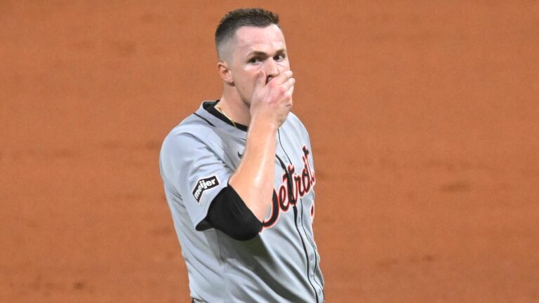 Tigers' Tarik Skubal visits Guardians' David Fry in hospital after hitting him in face with 99-mph fastball