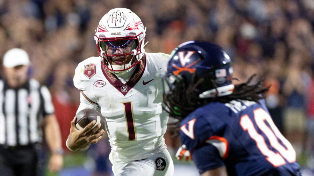 Florida State QB Tommy Castellanos reacts to upset loss at Virginia: 'I think we needed it'