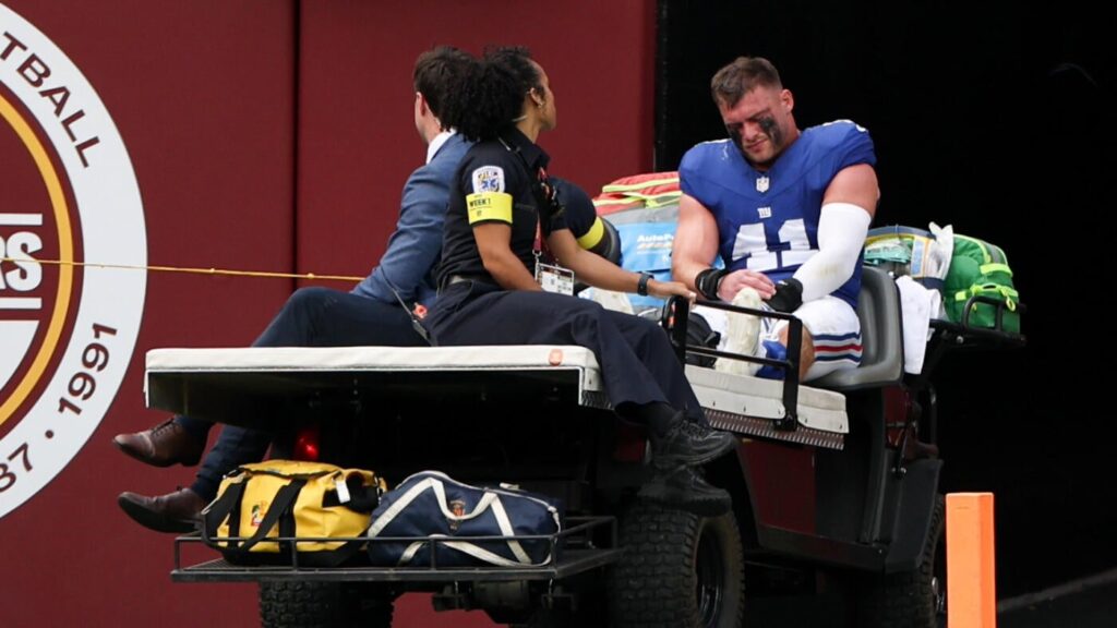 Micah McFadden injury: Giants LB to undergo foot surgery, miss 'significant part of the season,' per reports