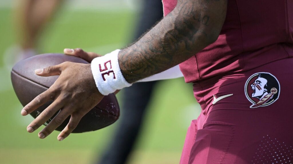 LOOK: Florida State honors Ethan Pritchard for Week 2 game as freshman LB remains hospitalized after shooting