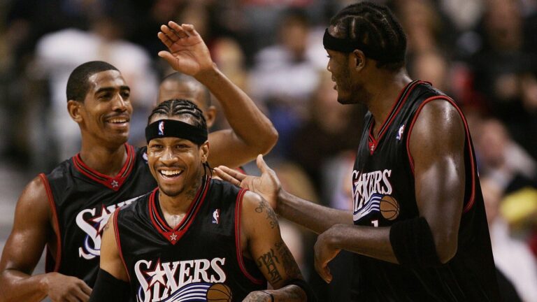 76ers unveil Hardwood Classic Edition uniforms to honor 2000-01 Eastern Conference championship team