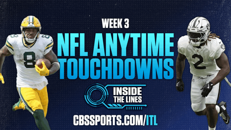 NFL Week 3 anytime touchdown scorer top 100 cheat sheet, parlay: Jacobs, Jeanty, Evans +796 parlay