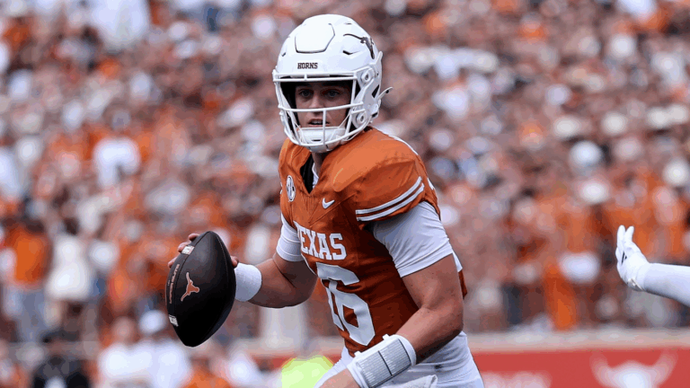 Texas taunt: Arch Manning 'ripped' after touchdown celebration, mother not pleased with unsportsmanlike act