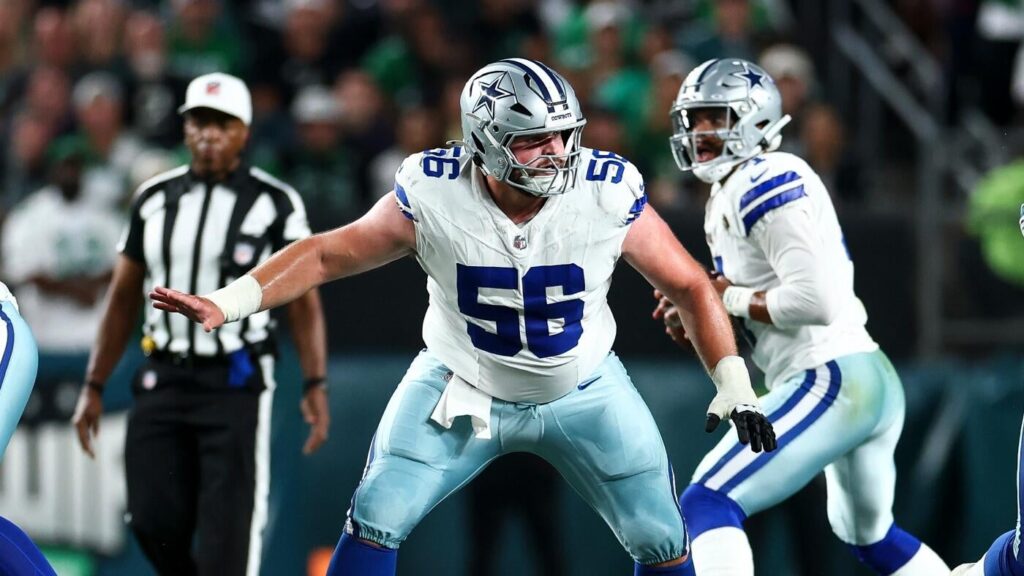 Cooper Beebe injury: Cowboys center expected to miss 6-8 weeks with high ankle sprain, per report