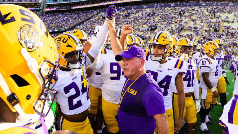 What Brian Kelly said about Alabama being left off LSU's permanent SEC rivals grouping