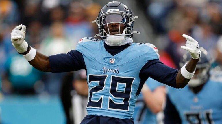 Titans trade starting CB Jarvis Brownlee Jr. to Jets in shocking late-round pick swap