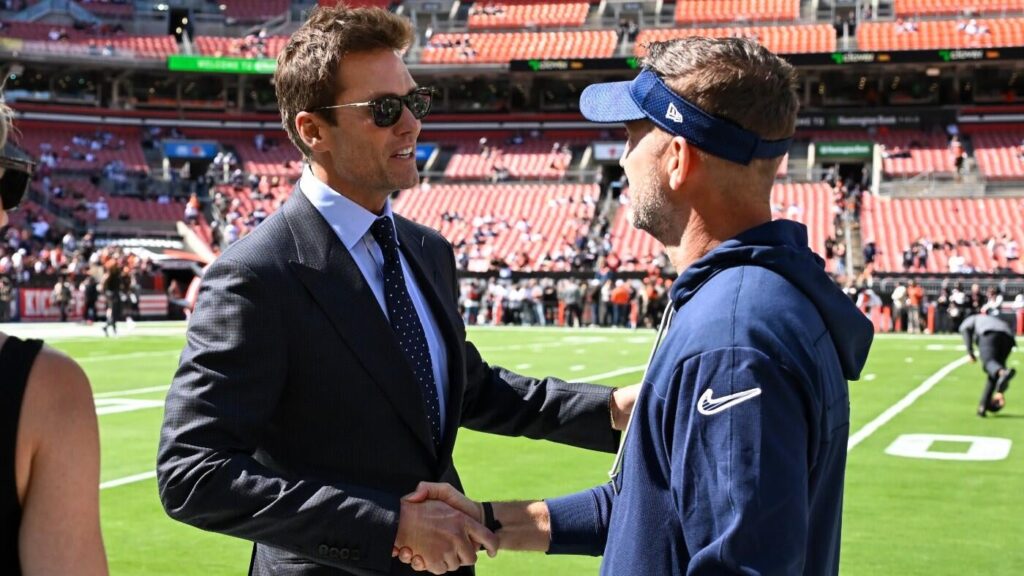 Why Cowboys' Brian Schottenheimer unfazed about talking to Tom Brady despite facing Raiders later in season