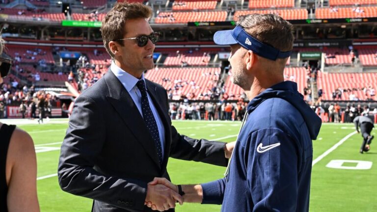 Why Cowboys' Brian Schottenheimer unfazed about talking to Tom Brady despite facing Raiders later in season