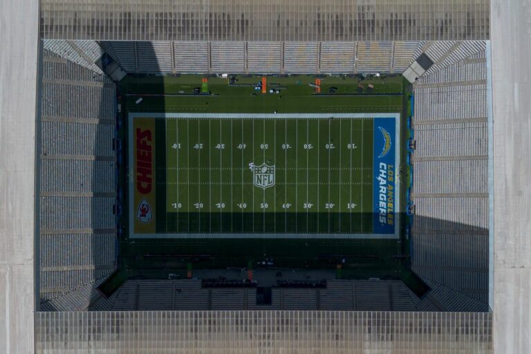 Chargers fans are angry about field in Brazil: NFL explains why visiting Chiefs will get logo in end zone