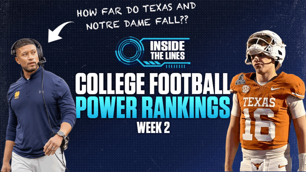 College Football Playoff Power Rankings, Week 2: Notre Dame to miss playoff, Iowa State to win Big 12