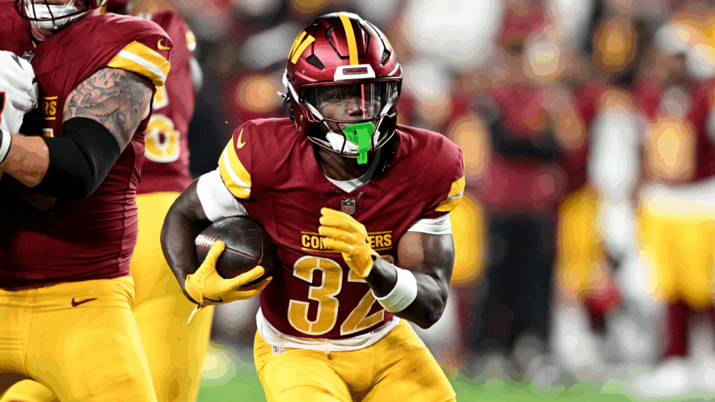 Jacory Croskey-Merritt given surprising spot on Commanders' Week 1 depth chart after preseason buzz