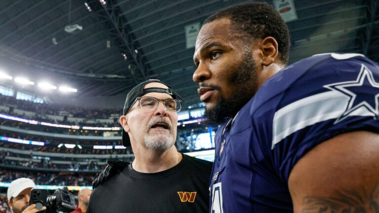 Dan Quinn talks Commanders' plans vs. Micah Parsons; how rookie RT Josh Conerly Jr. can approach Packers' star