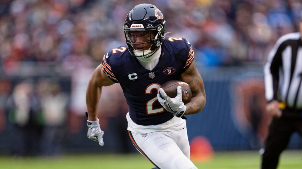 Bears vs. Vikings anytime TD props, odds, predictions: Back D.J. Moore in Week 1 Monday Night Football bets