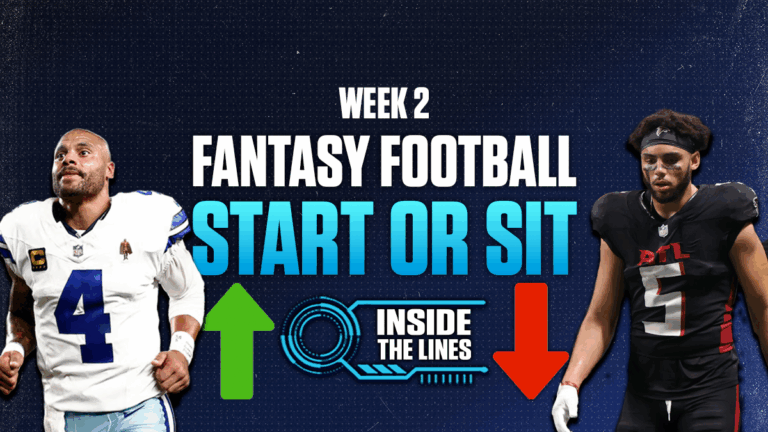 Fantasy football start/sit in Week 2: Bench Jayden Daniels for Dak Prescott? Play DJ Moore over Drake London?