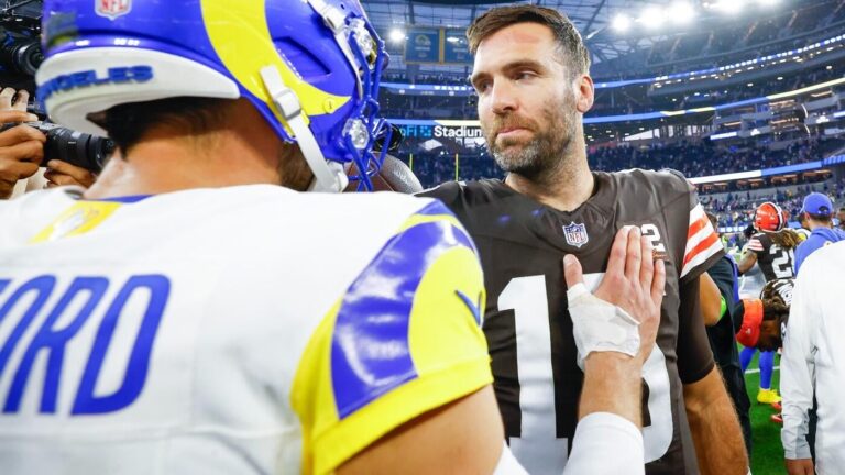 Two NFL quarterbacks on cusp of rare feat: Matthew Stafford, Joe Flacco have chance to beat 31 different teams