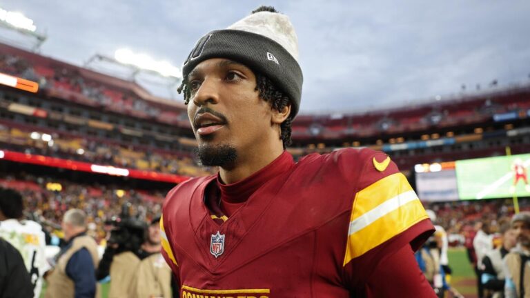 Jayden Daniels injury update: Commanders QB ruled out for Week 4 vs. Falcons with knee issue lingering