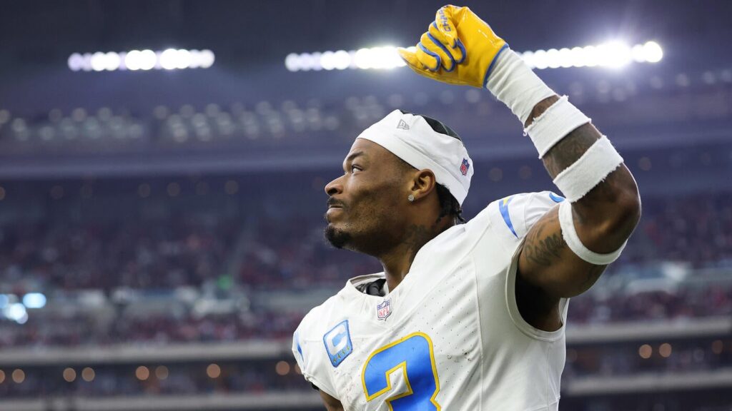 Jim Harbaugh labels Chargers' Derwin James 'best safety I've ever seen' after standout effort vs. Raiders