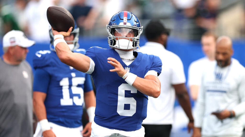 Jaxson Dart listed as QB2 on Giants' depth chart, Brian Daboll mum on potential promotion