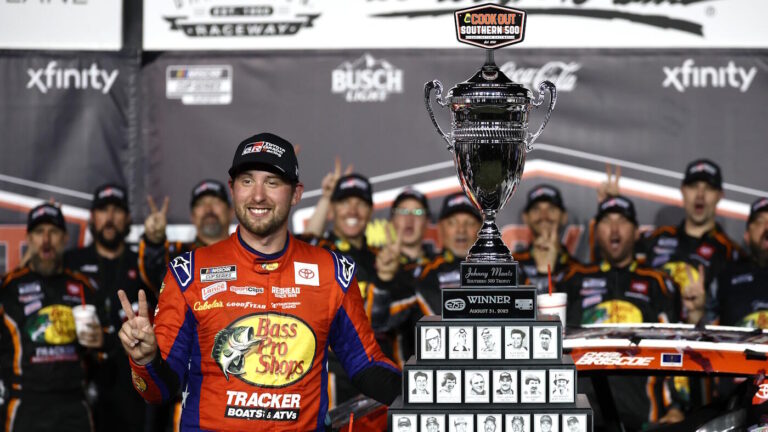 2025 Southern 500 results: Chase Briscoe holds off Tyler Reddick to secure dominant win in playoff opener
