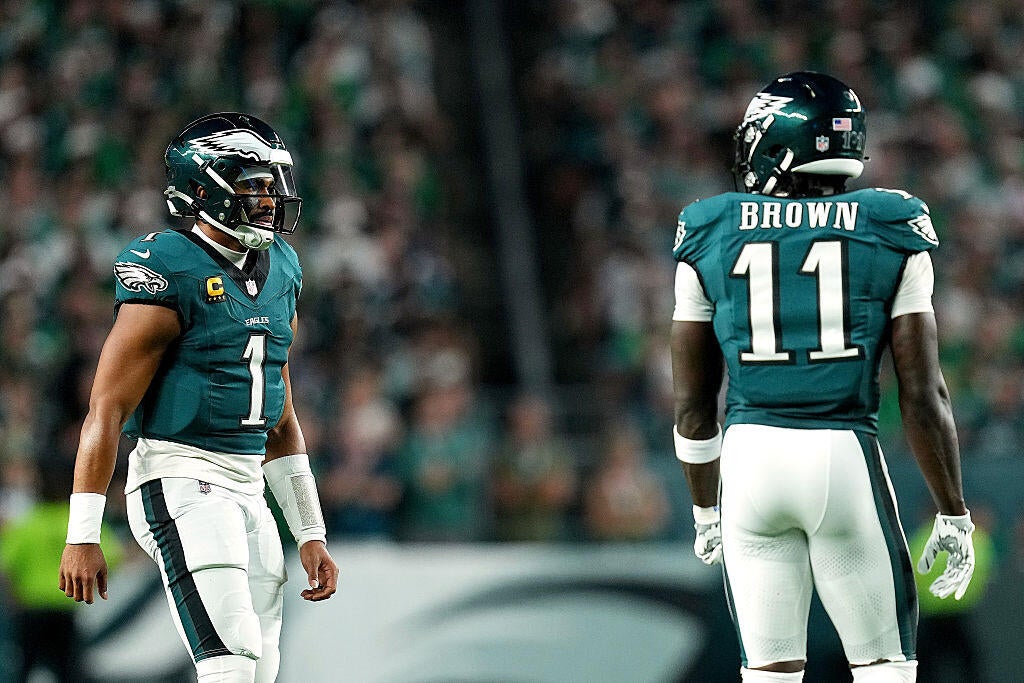 Eagles' A.J. Brown only focusing on what he can control following one catch game