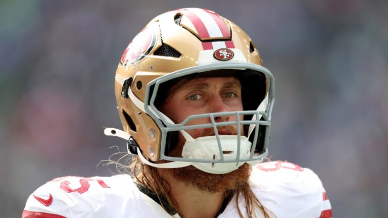 49ers place George Kittle on injured reserve due to injured hamstring; Kyle Schwarber joins 50-homer club