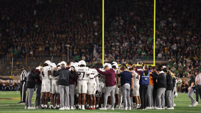 Texas A&M's Bryce Anderson avoided 'catastrophic' injury after being carted off field against Notre Dame