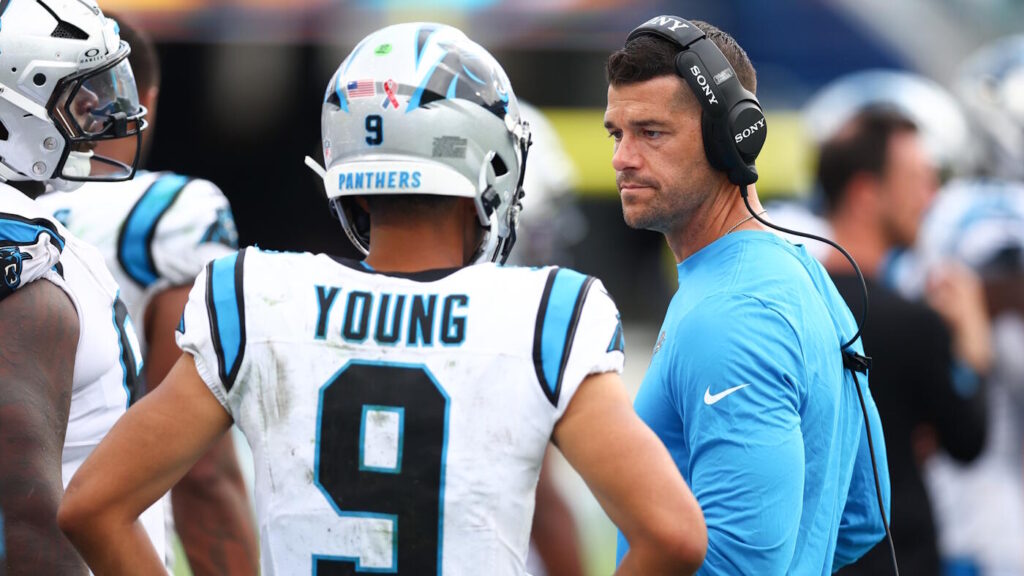 Dave Canales' confidence in Panthers QB Bryce Young 'super high' despite another 0-2 start with Falcons next