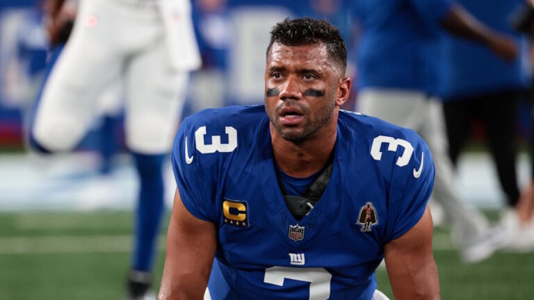 Russell Wilson vows to continue helping Giants after being benched for Jaxson Dart: 'I'm not done'