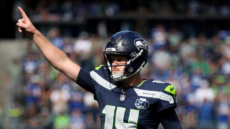 Sam Darnold 'playing out of his mind' in hot start to Seahawks career, says coach Mike Macdonald