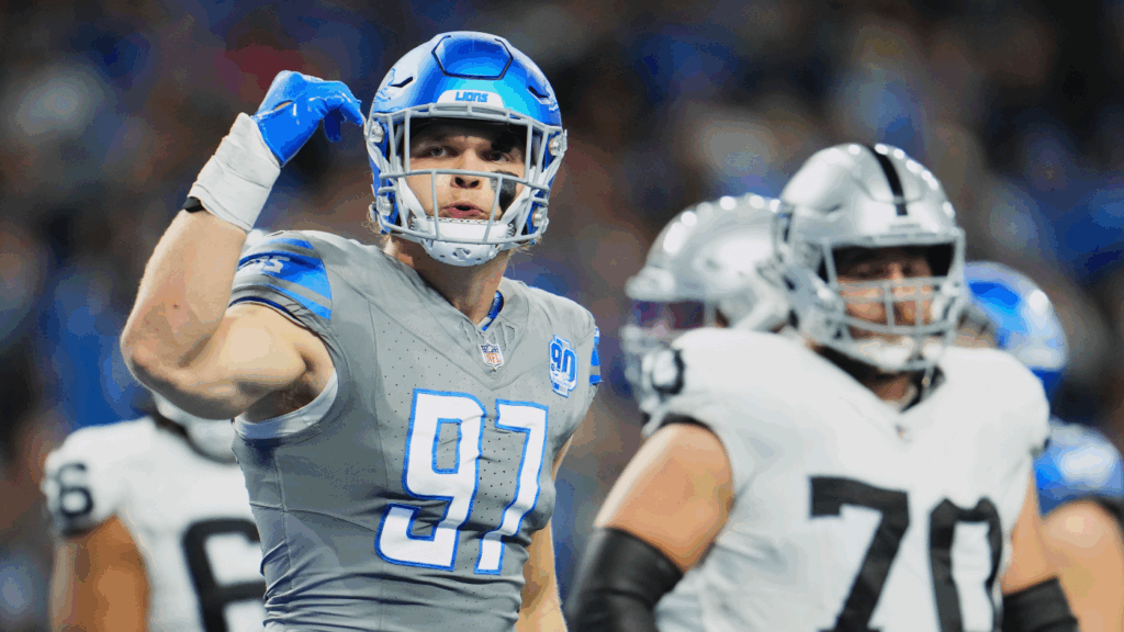 Lions coach Dan Campbell 'can't wait' to see Aidan Hutchinson back out on the field