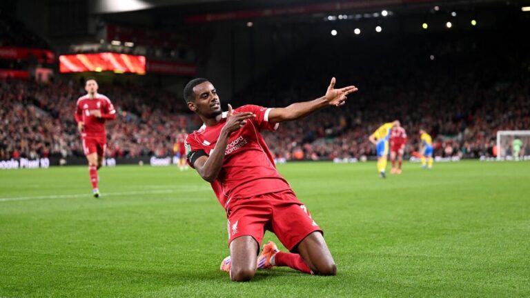 Alexander Isak scores first Liverpool goal, in line to start again after striker competitor's silly mistake