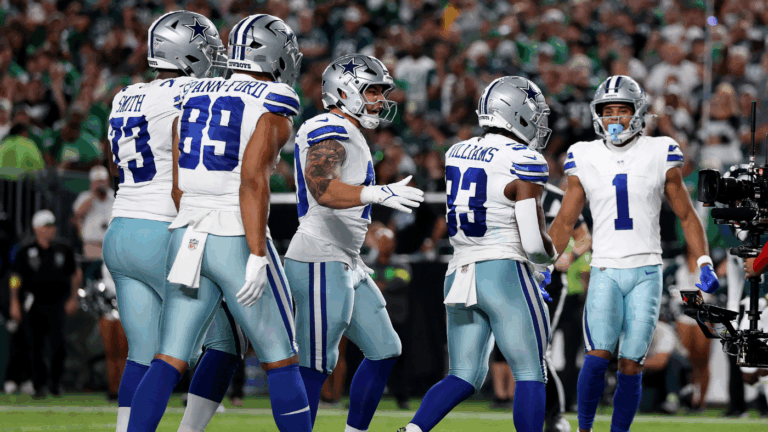 WATCH: Cowboys RB Javonte Williams scores first touchdown of 2025 NFL season on impressive drive vs. Eagles