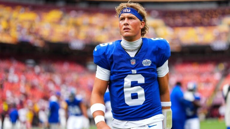 Giants' Jaxson Dart trying to become first QB in 23 years to pull off this rare feat in first career NFL start